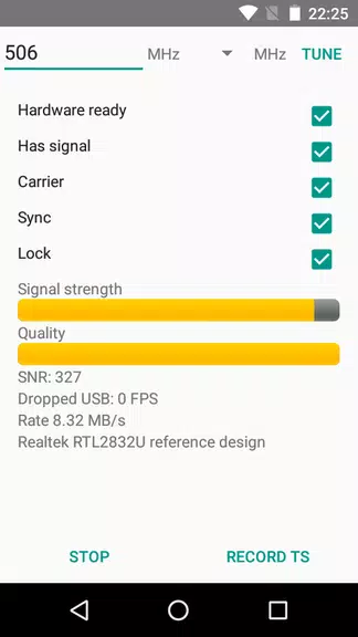 DVB-T Driver ဖန်သားပြင်ဓာတ်ပုံ 1
