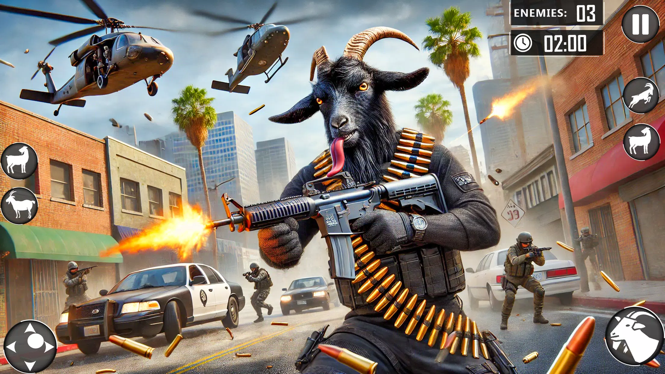 Angry Goat Fun Simulator Zrzut ekranu 1