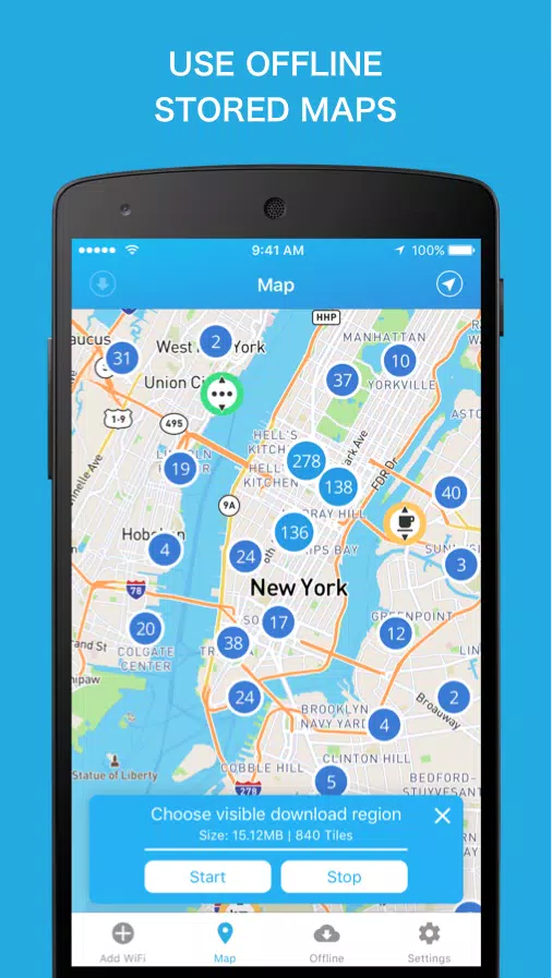 WiFi Finder - WiFi Map Скриншот 2