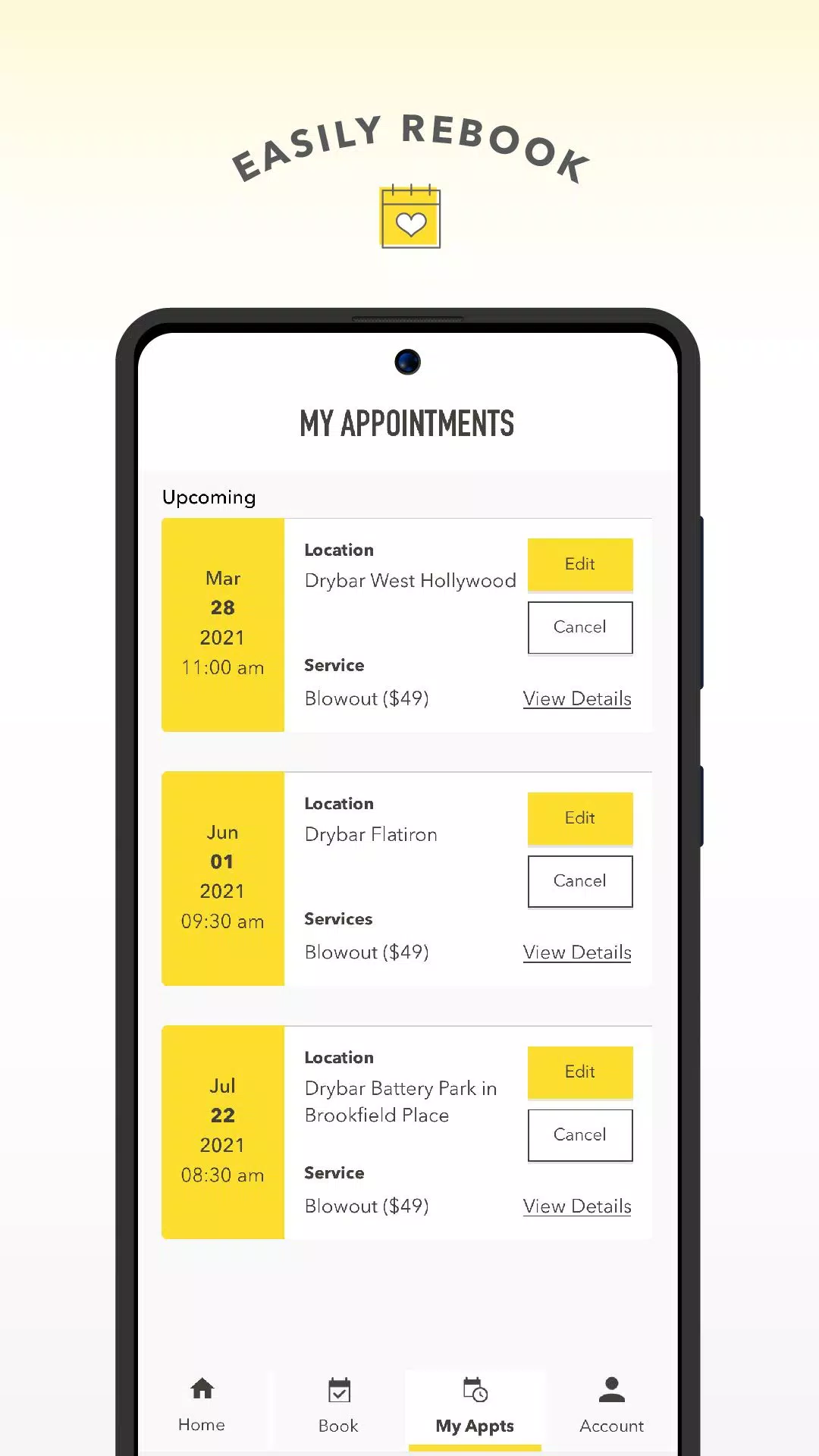 Drybar スクリーンショット 3