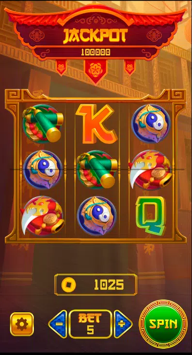 Lucky Dragon Casino Slot Game Screenshot 1