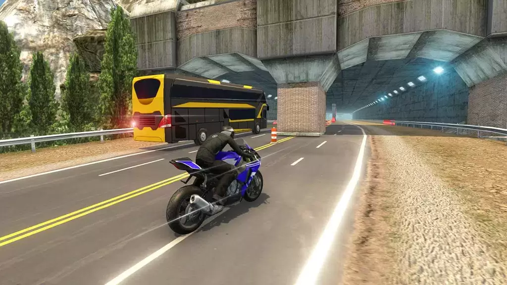 Bike VS Bus Racing Games Captura de tela 0