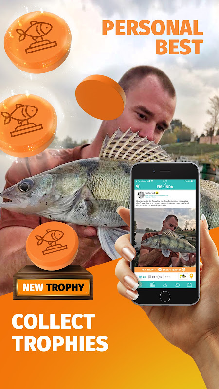 Fishinda - Fishing App Ảnh chụp màn hình 1