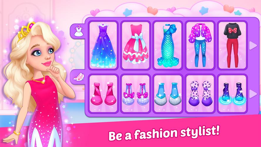 Princess girl paper House game ภาพหน้าจอ 1