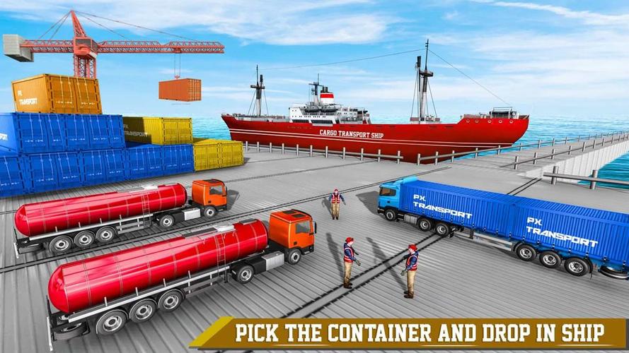 Cargo Transport Truck Driving स्क्रीनशॉट 3