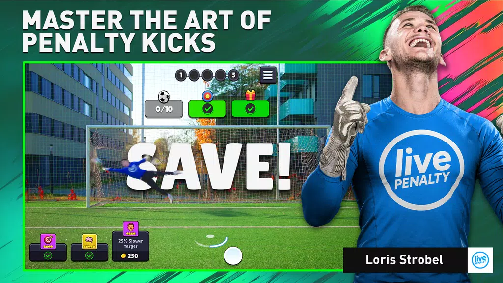 Soccer Penalty: Live Goalie ဖန်သားပြင်ဓာတ်ပုံ 1