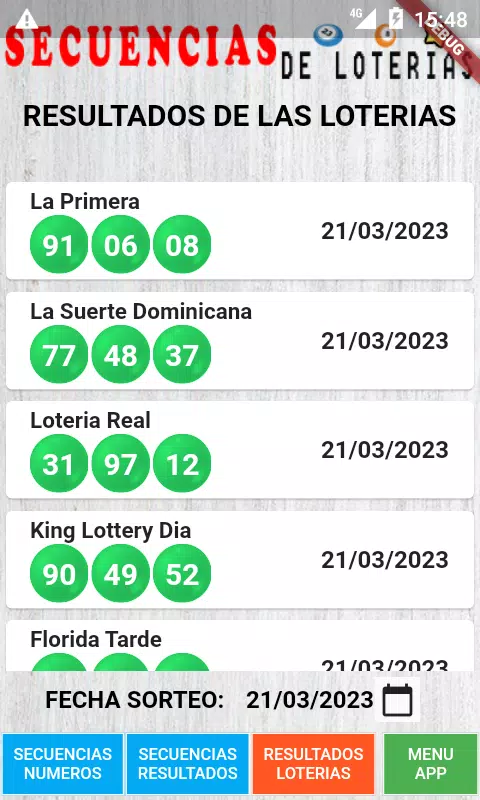 Secuencias de Loterias应用截图第1张