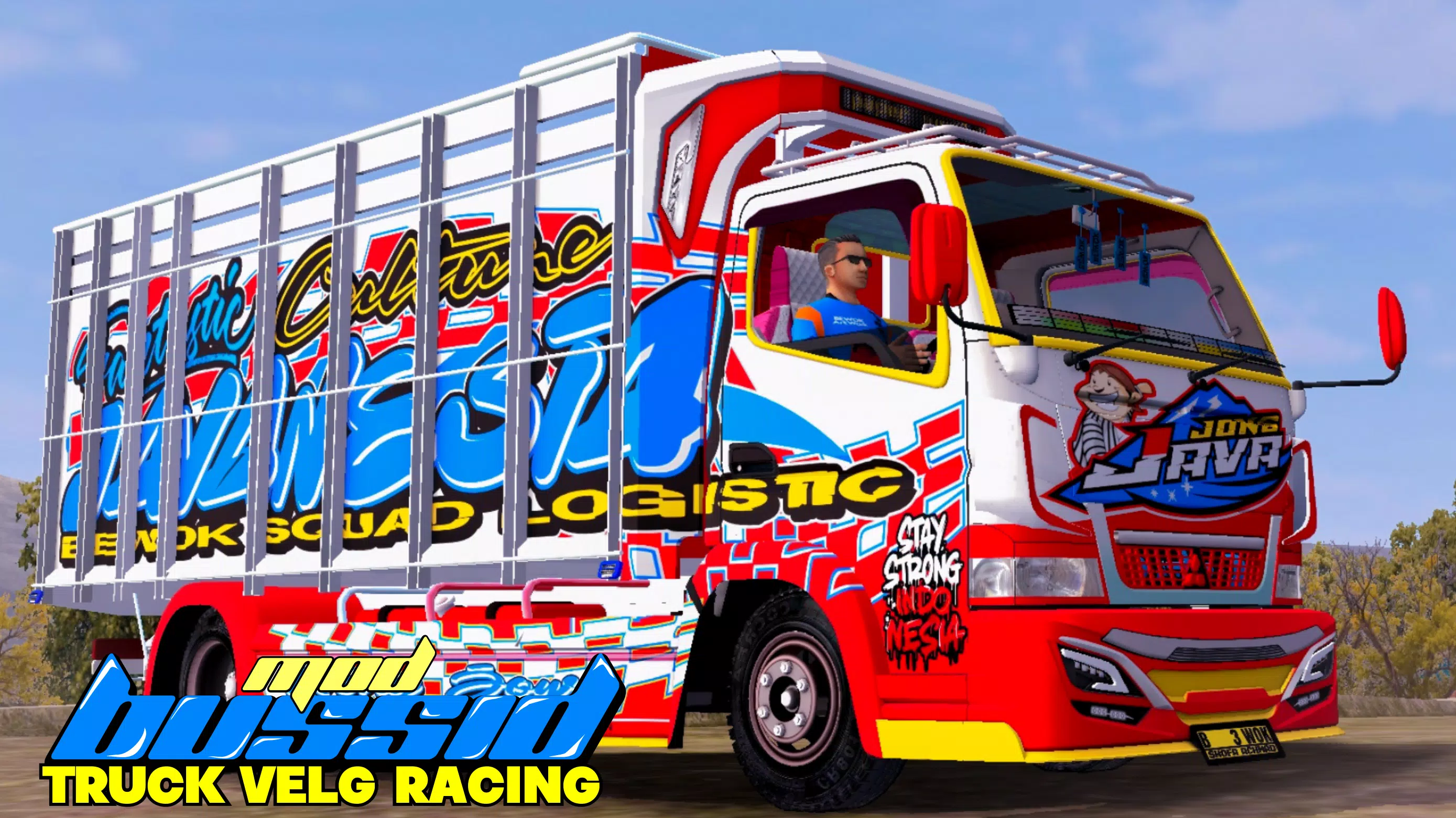 Mod Bussid Truck Velg Racing Schermafbeelding 0