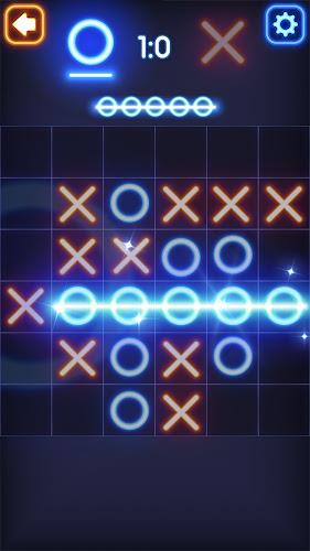 Tic Tac Toe Glow: 2 Players স্ক্রিনশট 3