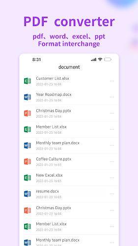 Document Editor:Word,Sheet,PDF Capture d'écran 2