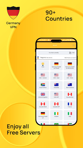 Germany VPN Get German IP Captura de pantalla 1