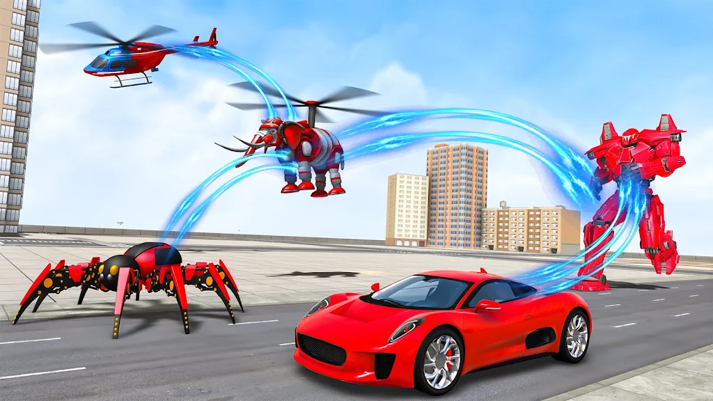 Spider Robot Games: Robot Car ภาพหน้าจอ 2