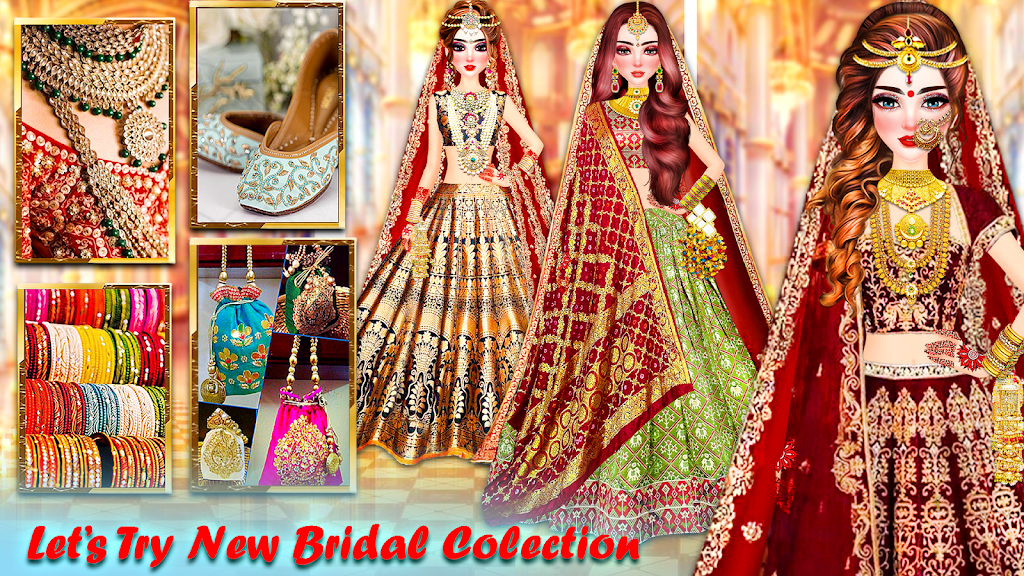 Indian Bride Dress Up Girl スクリーンショット 1