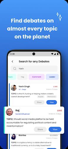 Peopl: Debate & Network Captura de pantalla 1