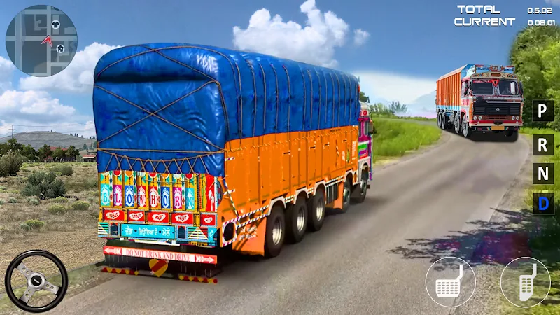 Indian Driver Cargo Truck Game Скриншот 2