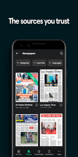 Schermata PressReader: News & Magazines 1