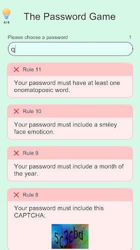 The Password Game Ảnh chụp màn hình 3