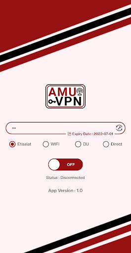 Amu VPN Скриншот 0