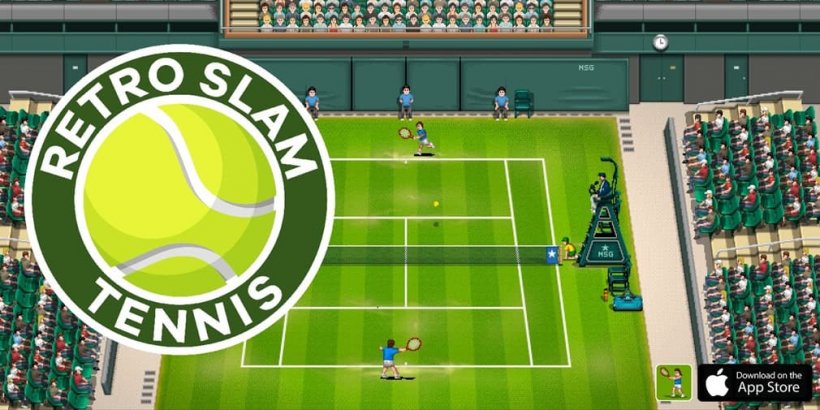 Retro Slam Tennis es un nuevo juego de tenis de la gente detrás Retro Bowl