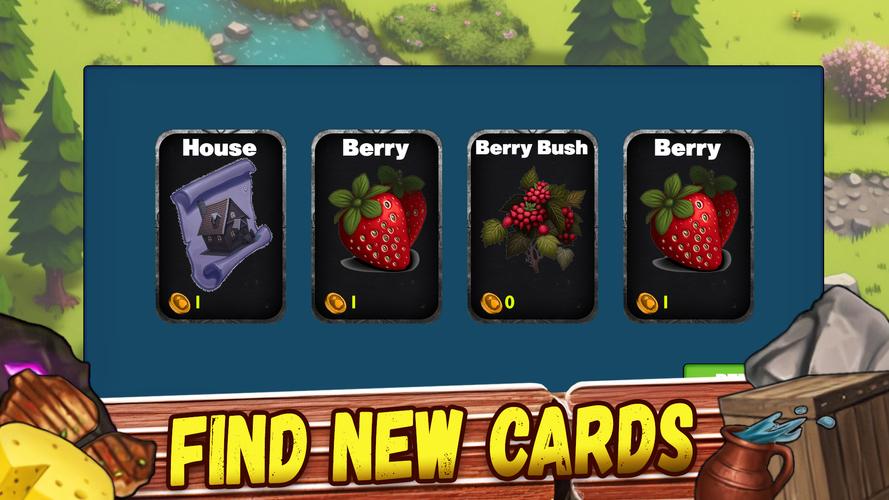 Landstack: card village game Скриншот 2