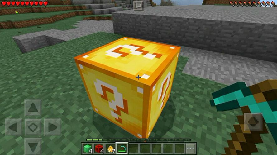 Lucky block mod for mcpe Screenshot 1