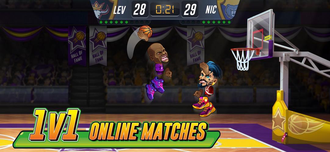 Basketball Arena: Online Game स्क्रीनशॉट 0