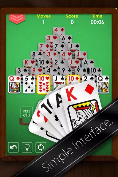 Pyramid Solitaire Premium Card スクリーンショット 1