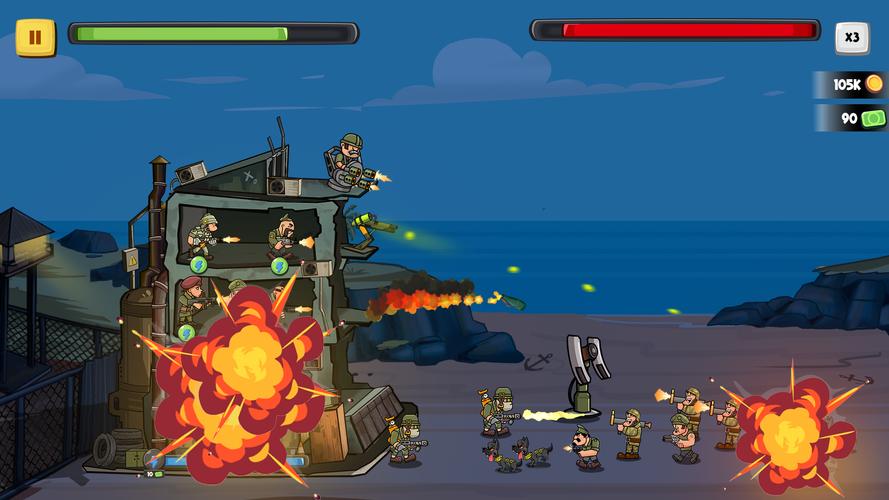 World War Army Defense: TD WW2 스크린샷 1