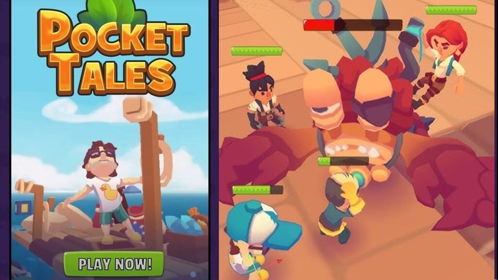 Costruisci intere città nel gioco Pocket Tales di New Sim Survival