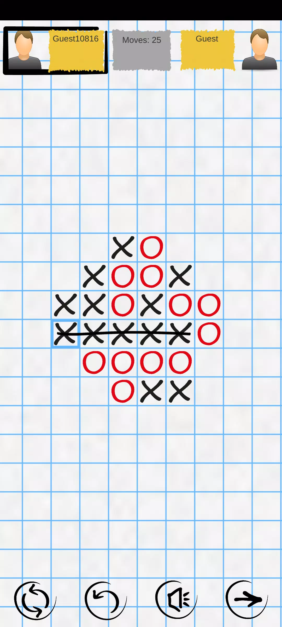 Mega Tic Tac Toe Onine स्क्रीनशॉट 0