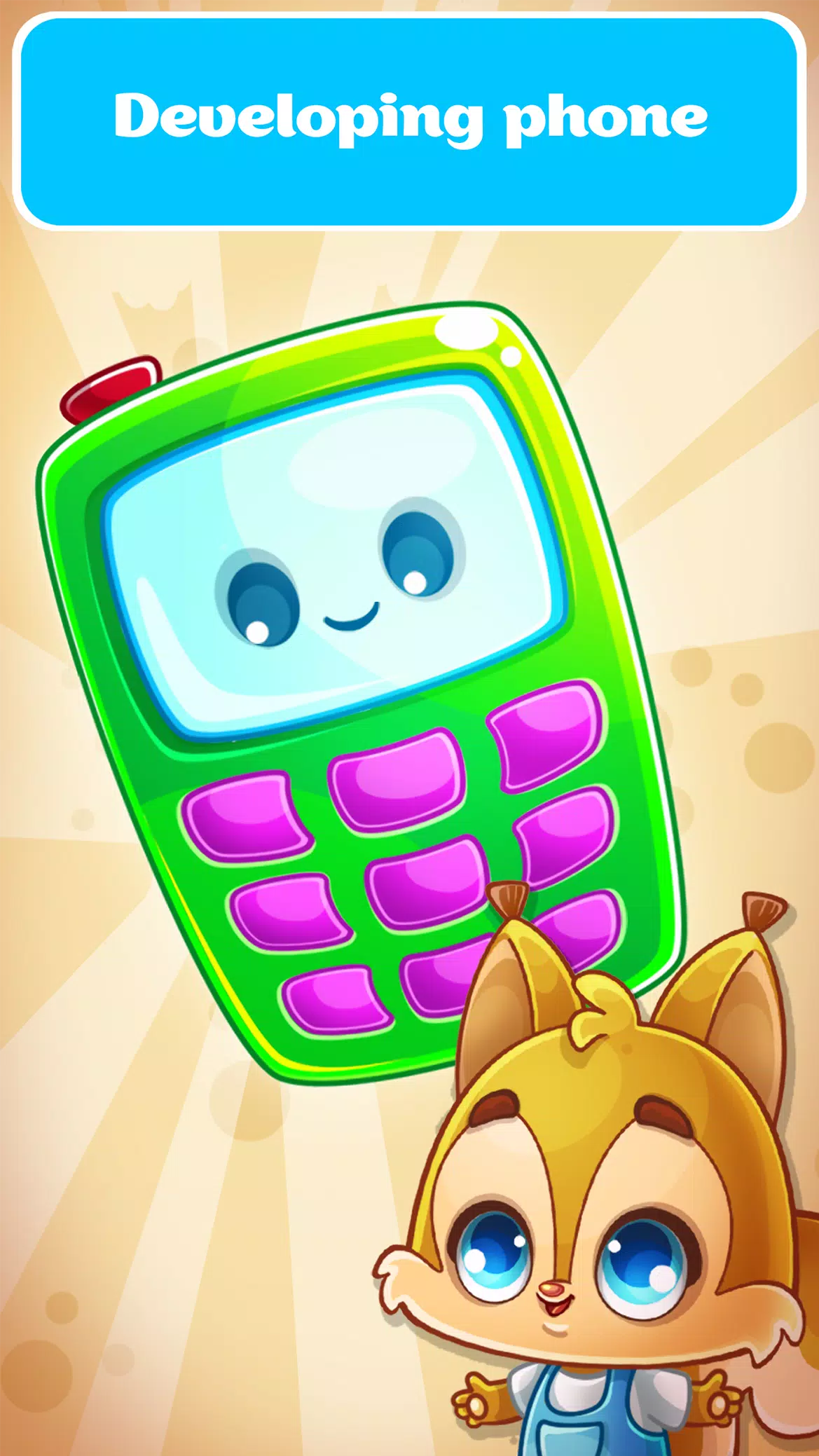 Babyphone game Numbers Animals Schermafbeelding 0