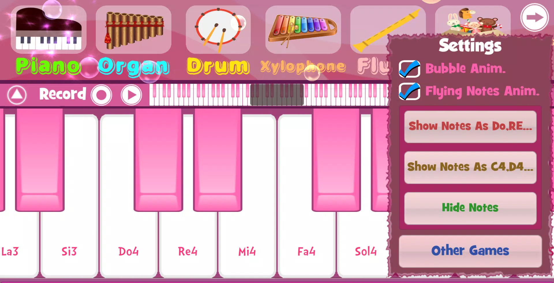 Pink Piano ဖန်သားပြင်ဓာတ်ပုံ 2