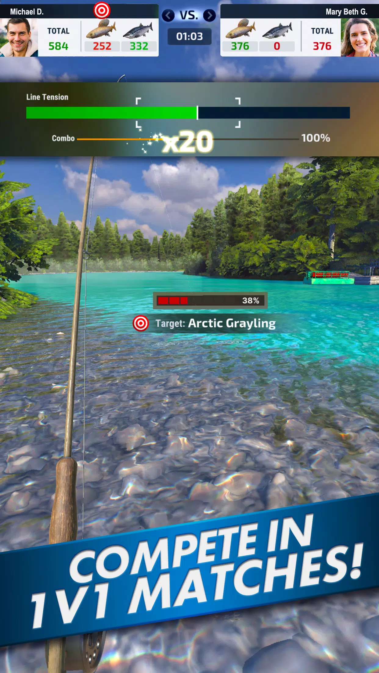 Ultimate Fishing! Fish Game Zrzut ekranu 1