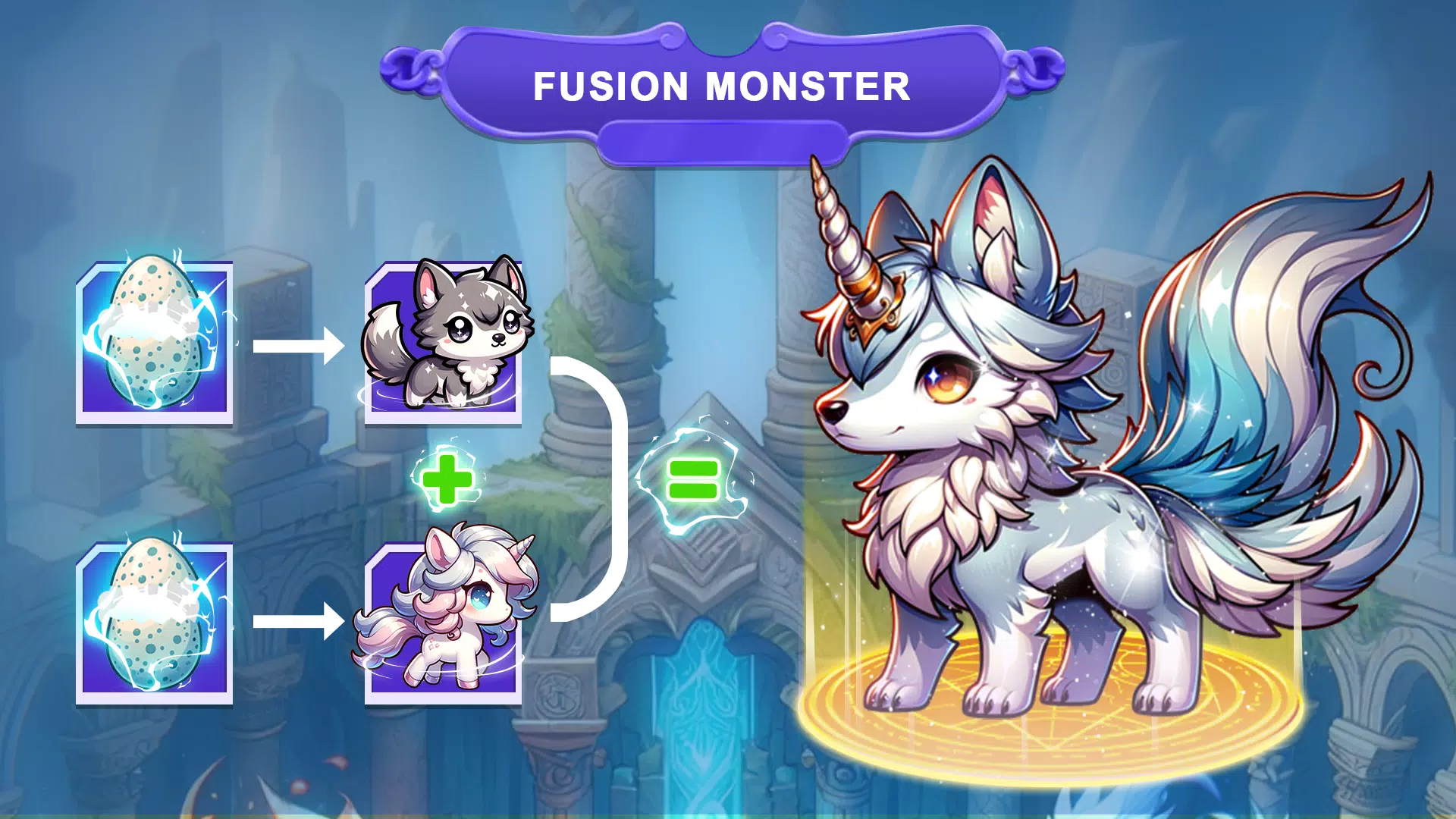 Master Fusion : Monster War स्क्रीनशॉट 3