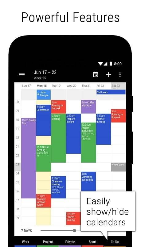 Business Calendar 2 ဖန်သားပြင်ဓာတ်ပုံ 1