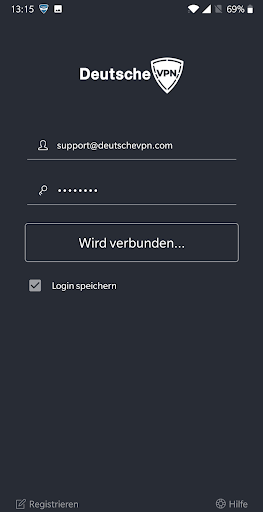 Deutsche VPN Capture d'écran 1