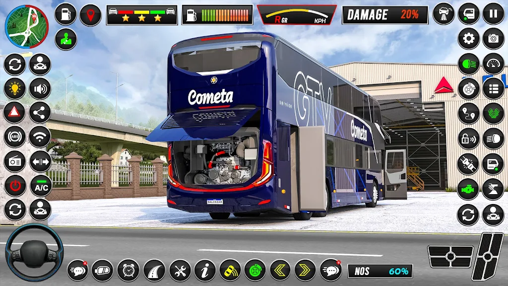 Bus Games 3D City Bus Driving Schermafbeelding 2