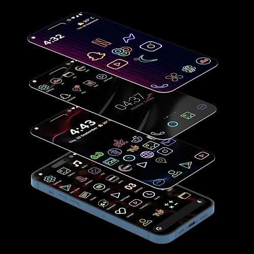 Neon Icon Pack ဖန်သားပြင်ဓာတ်ပုံ 1