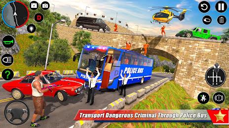 Police Bus Simulator Bus Games Скриншот 0