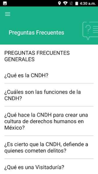 CNDH Informa Screenshot 2