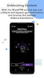 WarpVPN Captura de pantalla 3