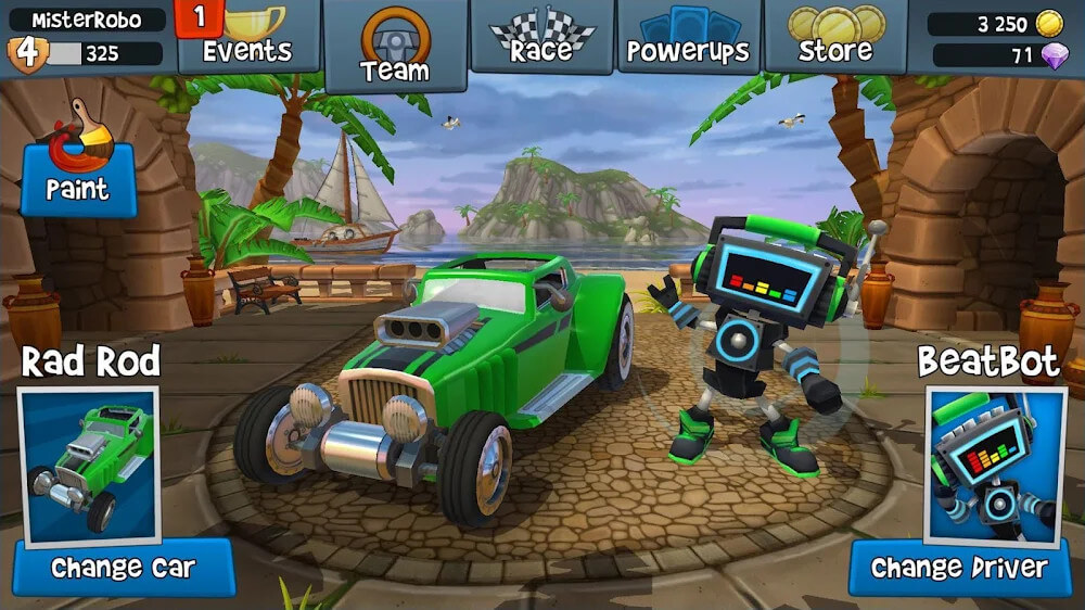 Beach Buggy Racing 2 Mod應用截圖第2張