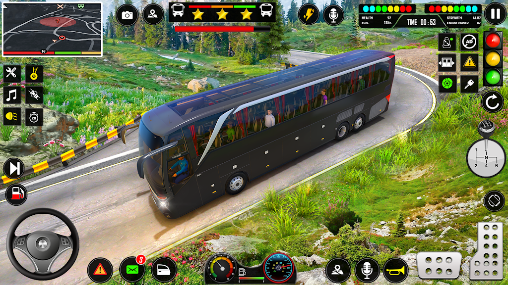 US Bus Simulator 3d Games 2024 Captura de tela 0