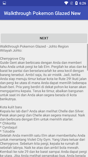 Walkthrough Pokemon Glazed New Captura de pantalla 2