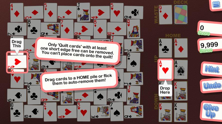 Crystal Crazy Quilt Solitaire Screenshot 2