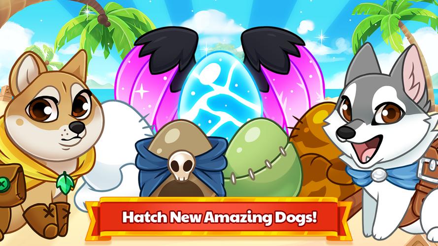 Dungeon Dogs: RPG inactivo Captura de pantalla 0