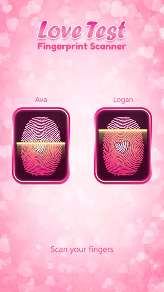 Love Compatibility Test Fingerprint Screenshot 0