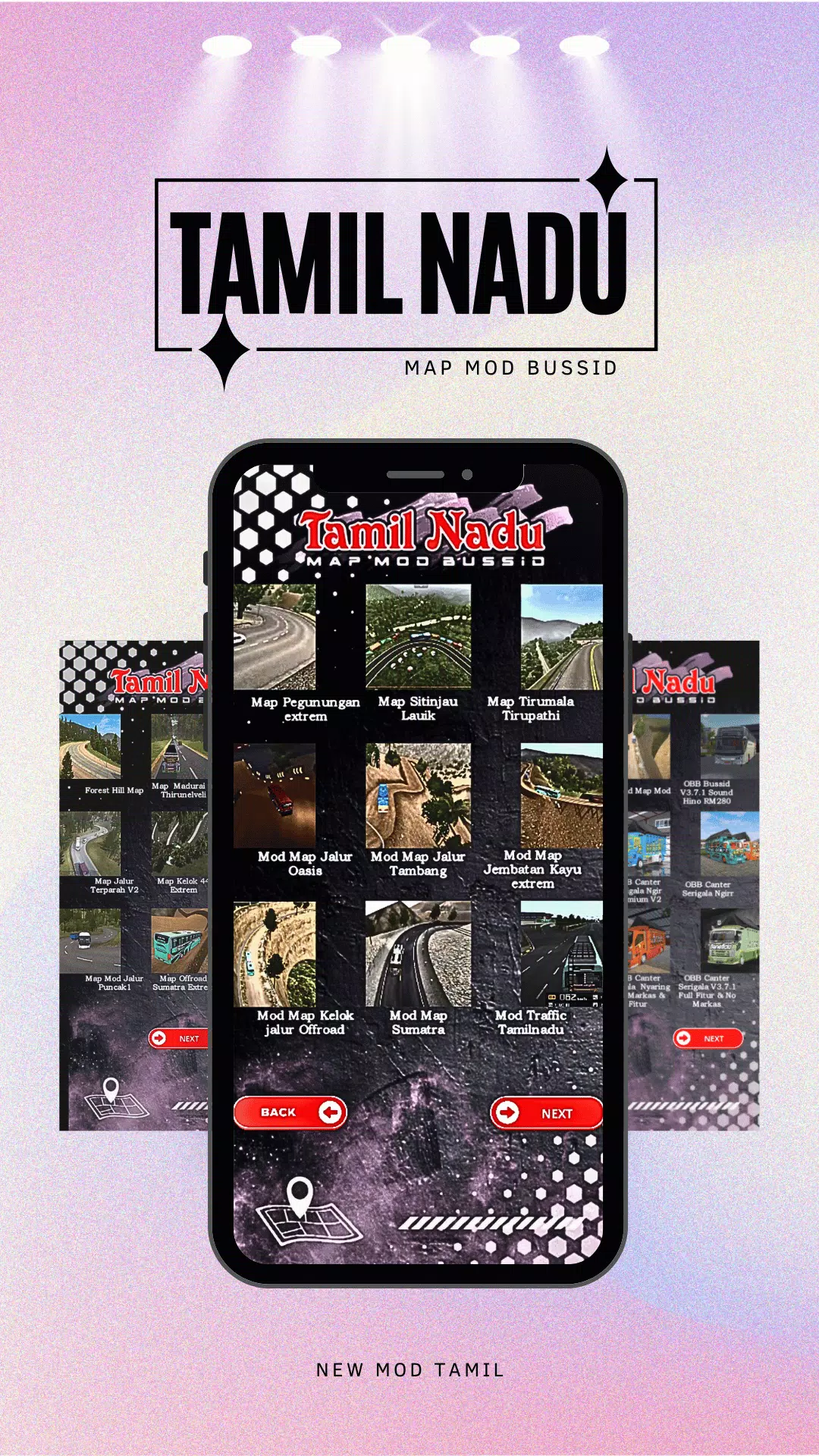 Tamil nadu map mod bussid Captura de tela 2