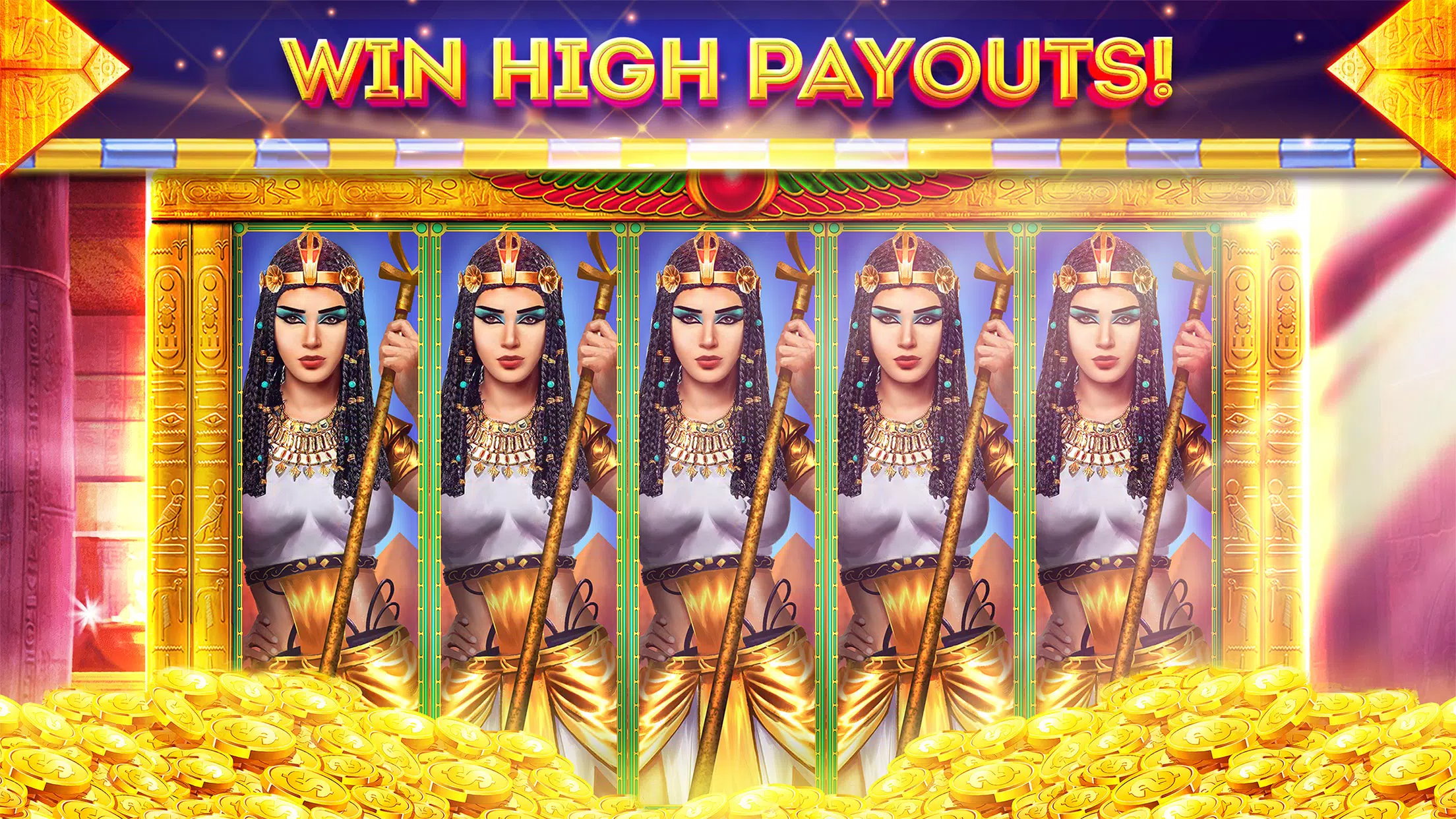 Pharaohs of Egypt Slots Casino Captura de pantalla 2