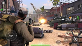 Modern Commando Shooting Games Schermafbeelding 2